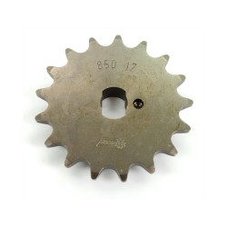 Pinion Esjot Steel 17 Teeth 16x11mm Oval Mount For Zündapp CS 25 Type 448-140, 448-141, Hai 448-150, CX 448-151, C 50 Sport 529, R Scooter 561, ZL Moped Mokick