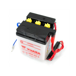 Battery Yuasa 6N4-2A-4 6V 4Ah Empty Without Acid Pack With Fuse Holder