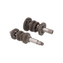 Gearbox Primary And Secondary Shaft Kit 6-speed TP Standard For Minarelli AM6 2nd Series