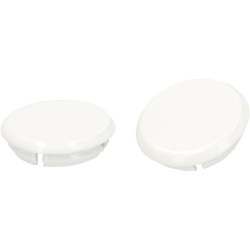Cover Cap Set Mirror Holes, Bianco Innocente (544) Moto Nostra For Vespa GTS 125 Keyless, Vespa GTS 300 HPE Keyless