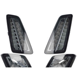 Turn Light Set Front/rear Moto Nostra Smoked Glass LED With Dynamic Running Light/position Light For Vespa GTS 125-300 HPE 2023
