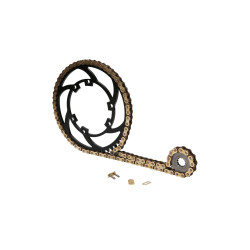 Chain Kit Premium 11/52 Teeth For K-Sport, Motorhispania, Peugeot, Rieju