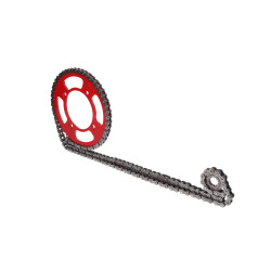 Chain Kit 11/50 Teeth Red For Beta RR 50 Motard 05