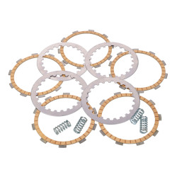 Clutch Disc / Friction Plate Set MVT Reinforced 5-friction Plate Type For Minarelli AM