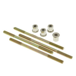 Cylinder Bolt Set Naraku Incl. Nuts M6 Thread 110mm Overall Length - 4 Pcs Each