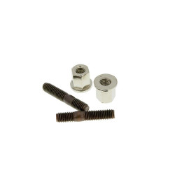 Exhaust Stud Bolt Set Naraku Incl. Nuts - M6x32mm