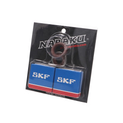 Crankshaft Bearing Set Naraku SKF C3 Metal Cage For Minarelli AM