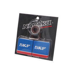 Crankshaft Bearing Set Naraku SKF C4 Metal Cage For Minarelli AM