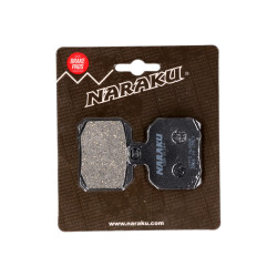 Brake Pads Naraku Organic For Aprilia, Derbi, Peugeot, Gilera, MBK, Malaguti