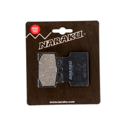 Brake Pads Naraku Organic For Aprilia Scarabeo 100, Leonardo