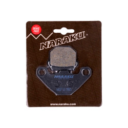 Brake Pads Naraku Organic For Aprilia, Hyosung, Peugeot, Derbi, Piaggio, TGB