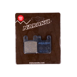 Brake Pads Naraku Organic For Derbi, Gilera, Italjet, Peugeot