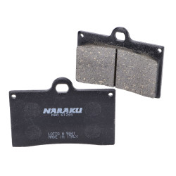 Brake Pads Naraku Organic For Aprilia RS 50 14-16, RS4 125, Cagiva Mito 125, Derbi GPR 50 2T Euro2 / 125 4T Euro3