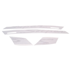 Decal Set / Sticker Set "Super" OEM Grey Color For Vespa GTS Super Sport 742/B