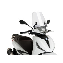 Windshield Puig Urban Transparent / Clear For Piaggio Beverly 300, 400 Ie 2021