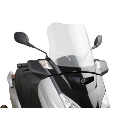 Windshield Puig V-Tech Line Touring Transparent / Clear For Yamaha X-Max 125 YP125R 06-09