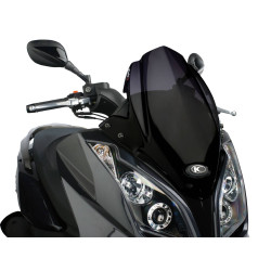 Windshield Puig V-Tech Sport Black For Kymco Downtown 125i, 300i ABS 09-14