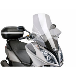 Windshield Puig V-Tech Line Touring Transparent / Clear For Kymco Downtown 125i, 300i ABS 09-14
