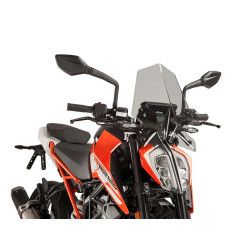 Windshield Puig New Generation Sport Tinted For KTM Duke 125, 200, 390 17