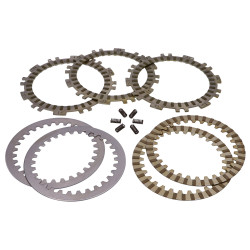 Clutch Plate Set Top Performances Reinforced For Piaggio Engine 350cc