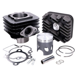 Cylinder Kit Top Performances Trophy Black Edition 70cc For Piaggio AC