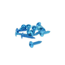 Fairing Screws Anodized Aluminum Blue - Set Of 12 Pcs - M5x20