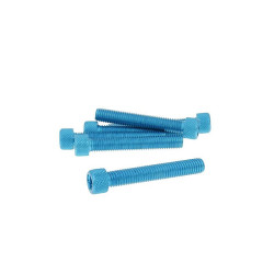 Hexagon Socket Screw Set - Anodized Aluminum Blue - 6 Pcs - M8x50 - Styling