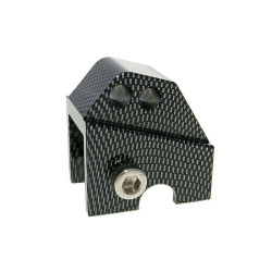 Shock Extender CNC 2-hole Adjustable Mounting - Carbon Look For Piaggio