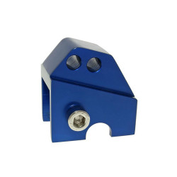 Shock Extender CNC 2-hole Adjustable Mounting - Blue - Piaggio