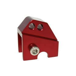 Shock Extender CNC 2-hole Adjustable Mounting - Red For Piaggio