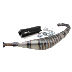 Exhaust VOCA Rookie 50/70cc Black Silencer For Derbi EBE, EBS, D50B