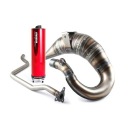 Exhaust VOCA Cross Rookie 50/70cc Red Silencer For Yamaha DT50, MBK X-Limit, MH RYZ