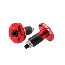 Handlebar Caps VOCA CNC 14mm Anti-vibration Dampers - Red