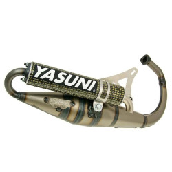 Exhaust Yasuni Scooter Z Yellow Carbon For Minarelli Vertical
