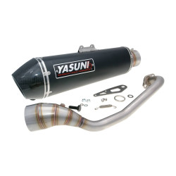 Exhaust Yasuni Scooter 4 Black Edition For Yamaha N-Max 125 15-16