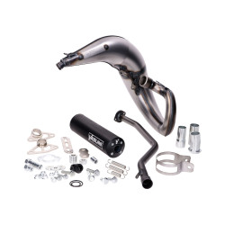 Exhaust Yasuni Cross ML Black For Yamaha DT50, MBK X-Limit, Peugeot XPS 50, Malaguti XSM 50