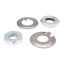 Clutch Nut Lock Washer Set For Piaggio Ape, Vespa PK, PX, Primavera 50-125, ET3, PK