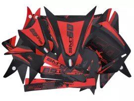 Decal Set Black-red-grey Matt For Gilera SMT 11-17