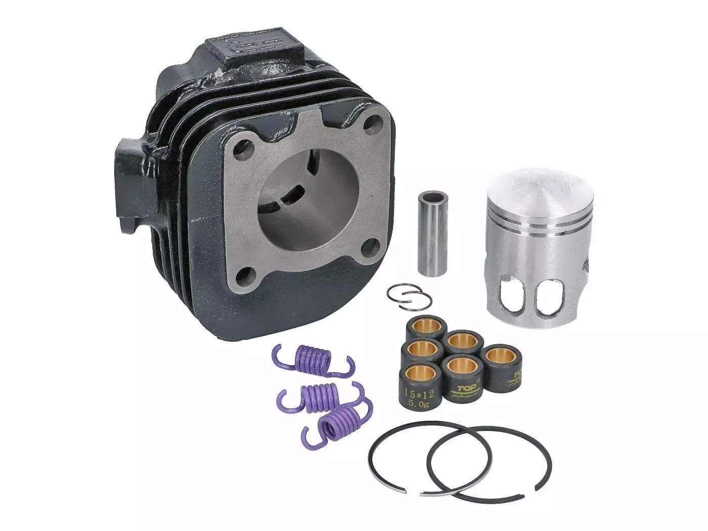 Cylinder Kit DR 50cc 40mm For CPI, Keeway Euro2 Straight, 12mm