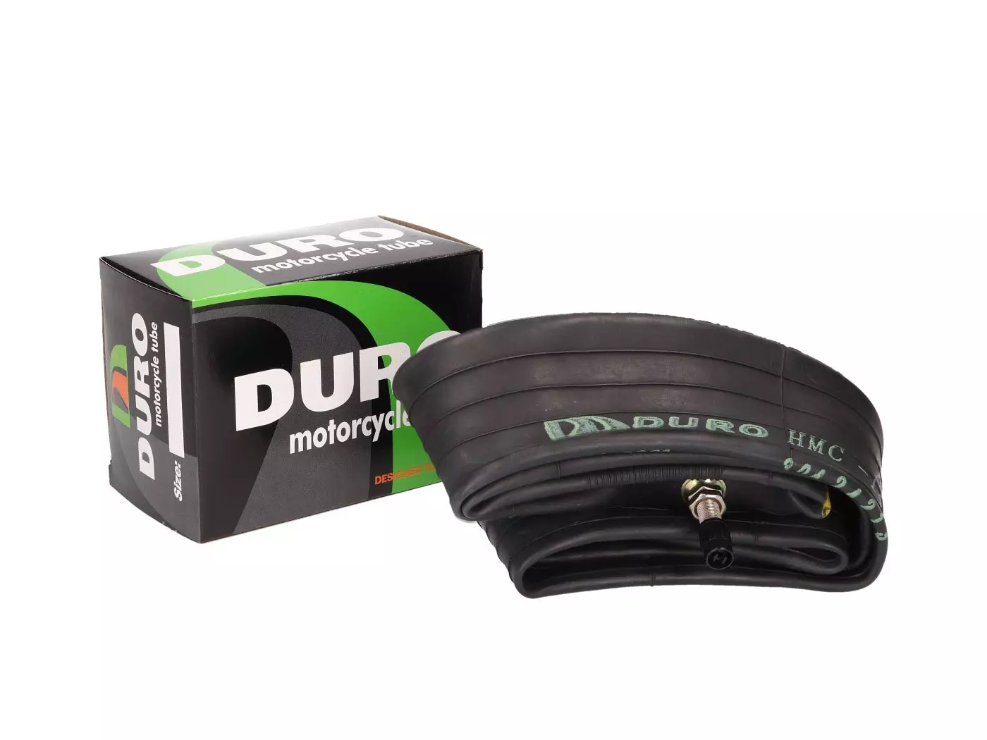 Buy now: Tire Inner Tube Duro 3.00/3.25-18 TR4 - Straight Valve Tire Inner Tube Duro 3.00/3.25-18 TR4 - Straight Valve