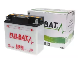 Battery Fulbat 51913 DRY Incl. Acid Pack