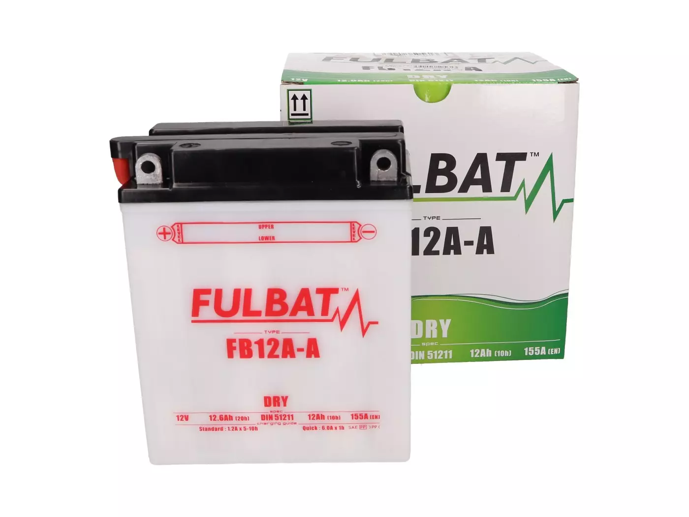 Battery Fulbat FB30CL-B DRY Incl. Acid Pack