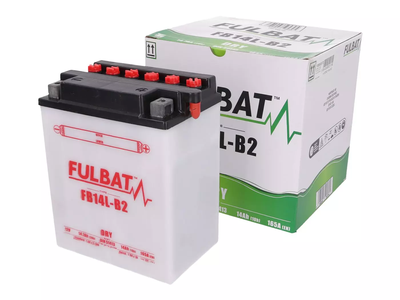 Battery Fulbat FB14L-B2 DRY Incl. Acid Pack