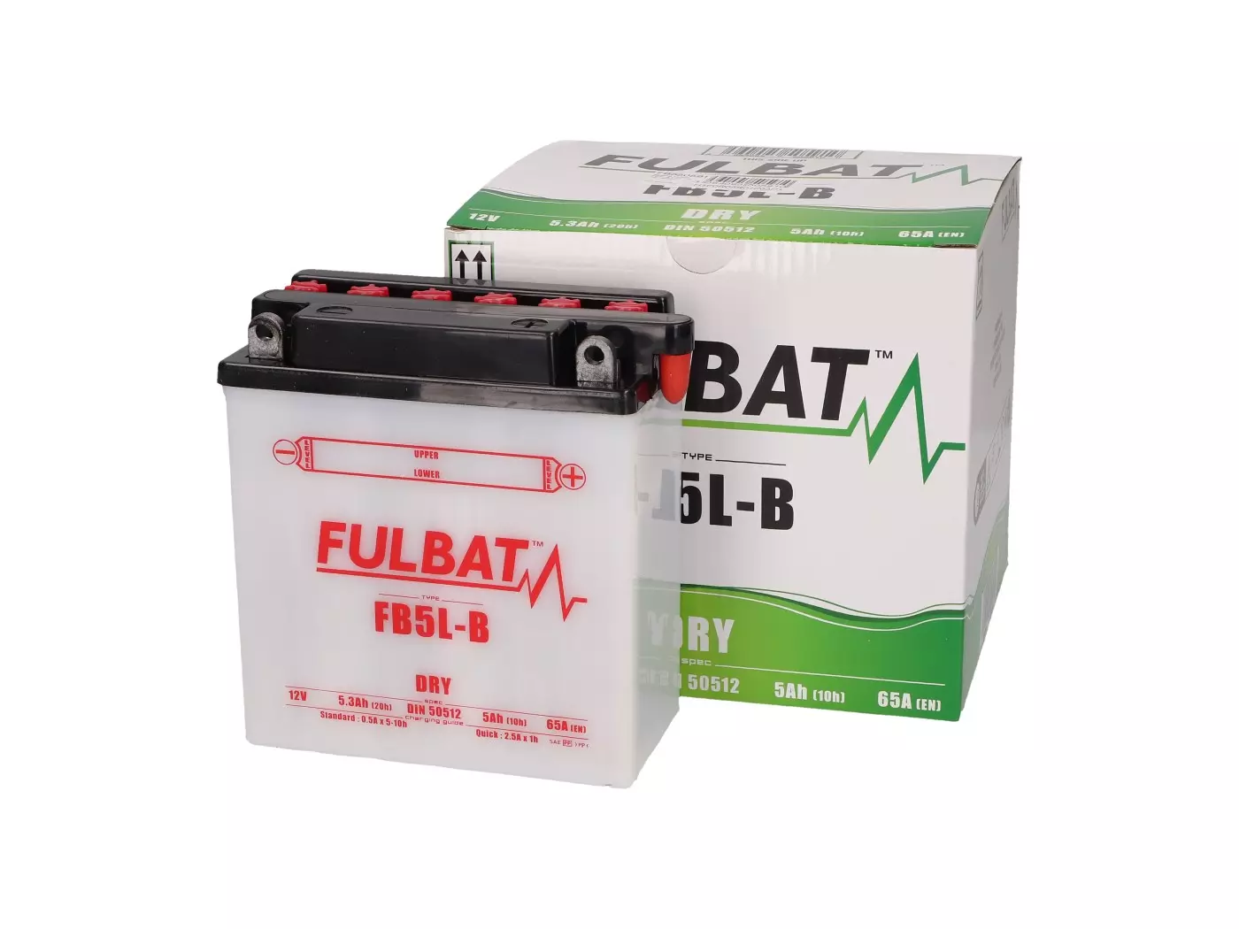 Battery Fulbat FB5L-B DRY Incl. Acid Pack