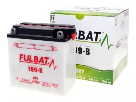 Battery Fulbat FB9-B DRY Incl. Acid Pack = FB550925