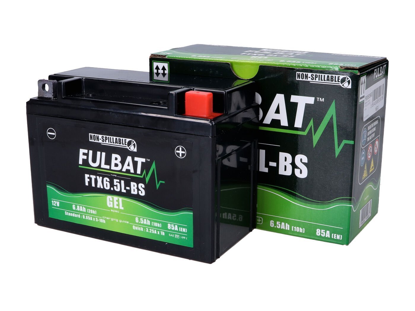 Fulbat FTX6.5L-BS GEL 6.5Ah Battery
