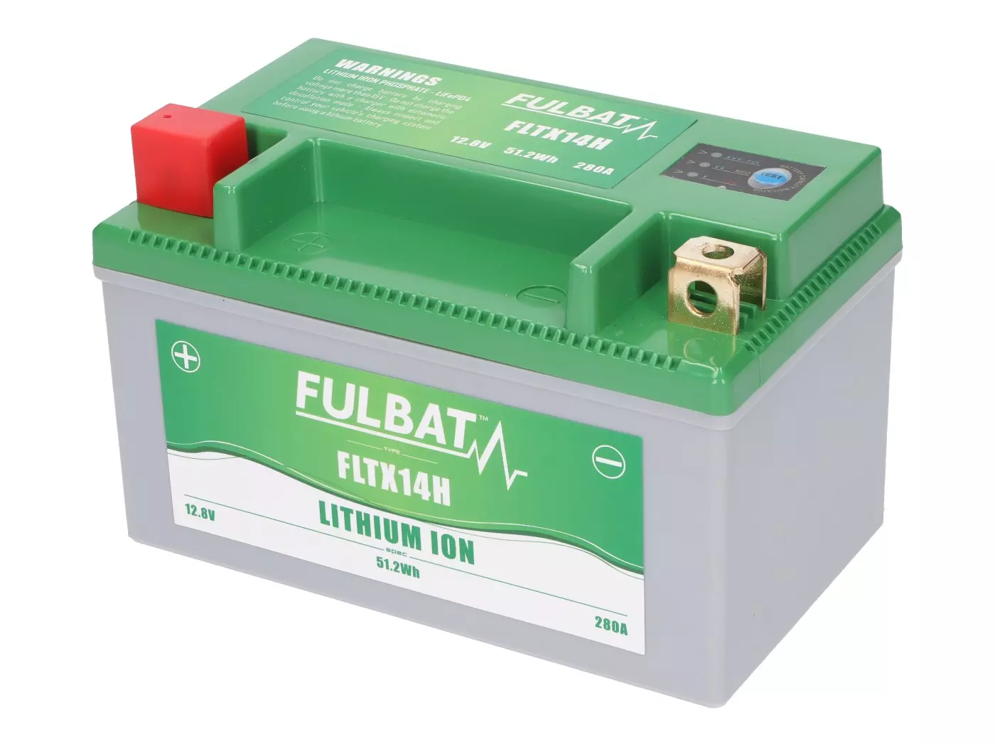 Buy now: Battery Fulbat FLTX14H LITHIUM ION M/C Battery Fulbat FLTX14H LITHIUM ION M/C