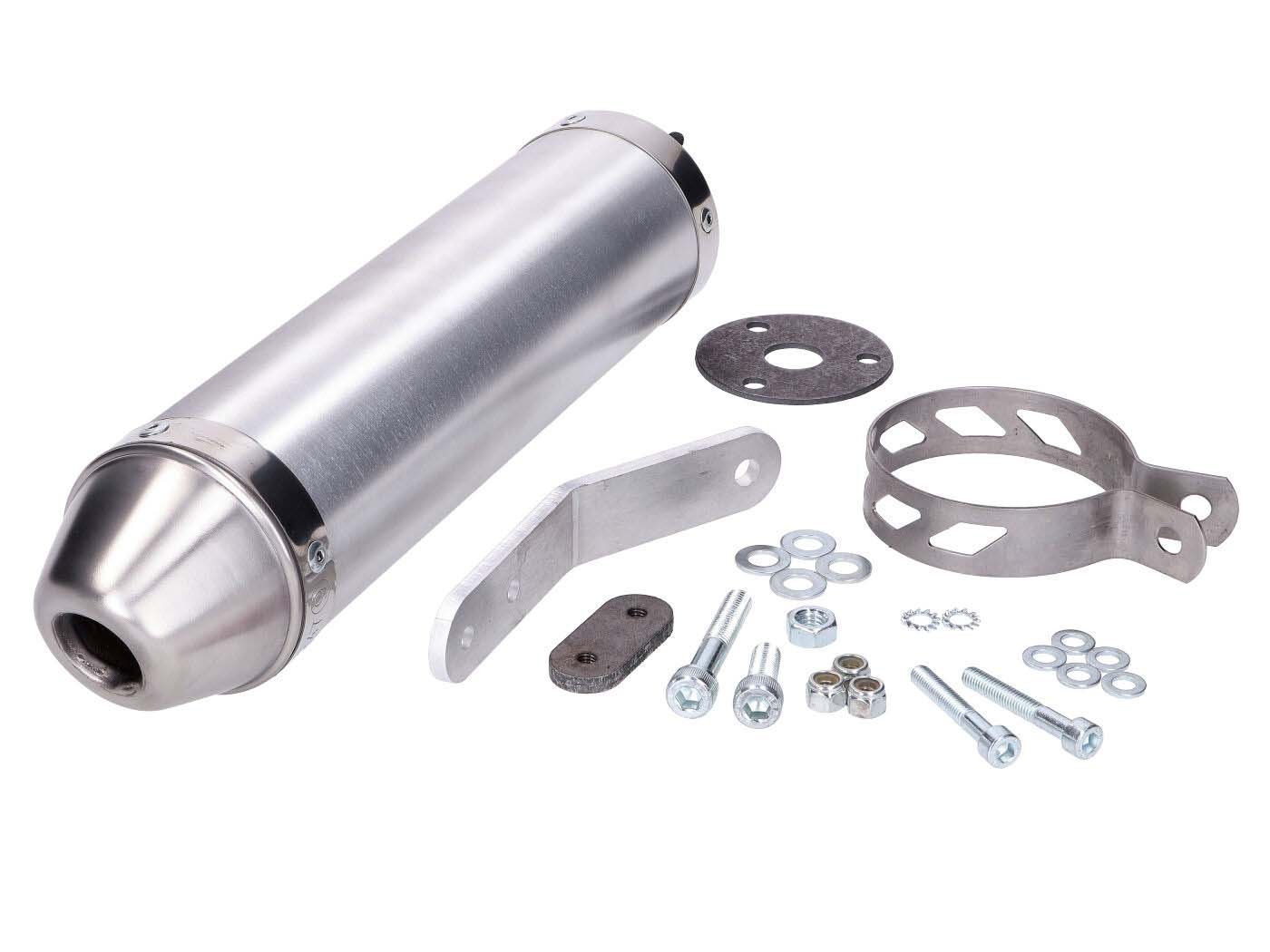 Muffler Giannelli Aluminum For Derbi DRD Edition 50 SM 03-07