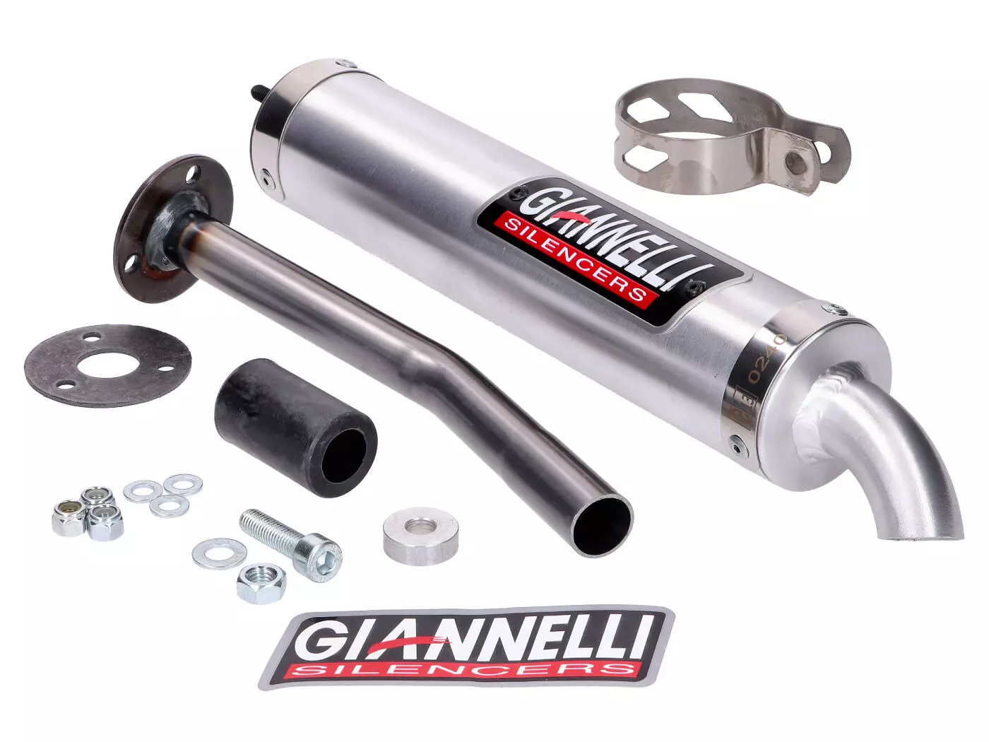 Muffler Giannelli Aluminum For Beta RR 50 Enduro, Supermotard, Enduro Racing