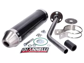 Muffler Giannelli Carbon For Aprilia RX 50 99-04, MX 50 02-04